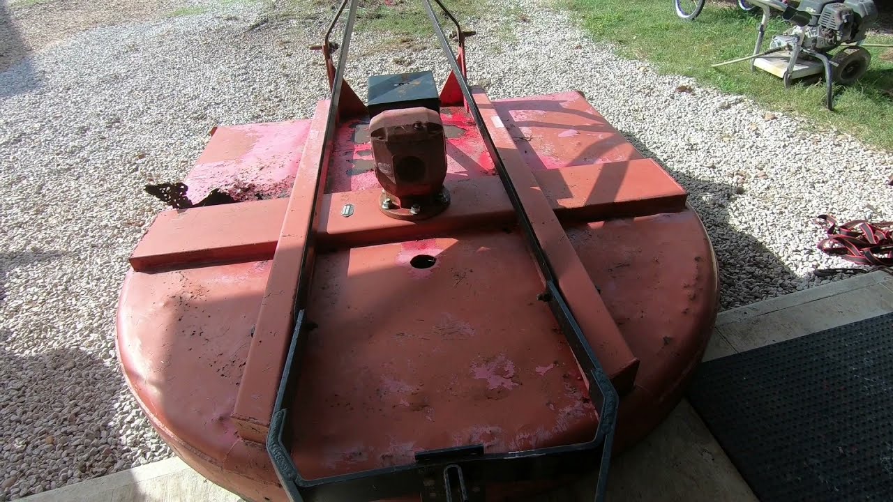 Bush Hog 286, Rust repair, welding in 1/8 plate steel