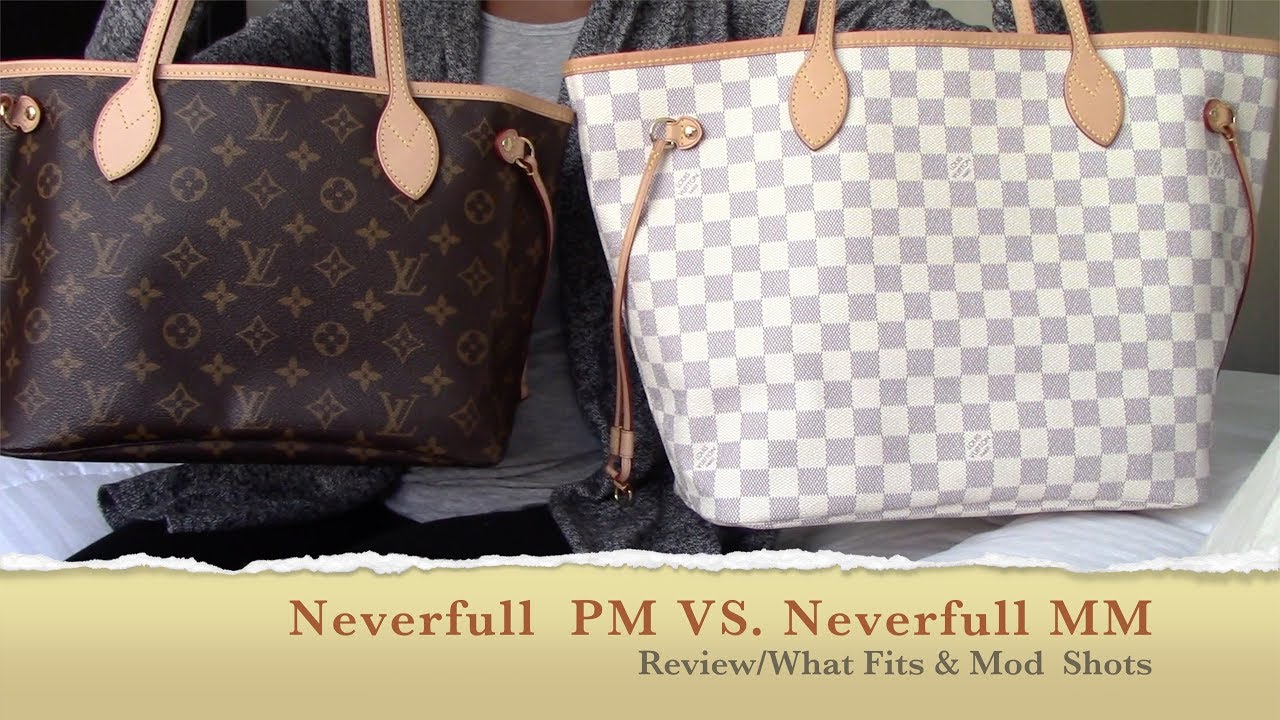 Louis Vuitton Neverfull PM VS MM Review/what fits/Mod Shots