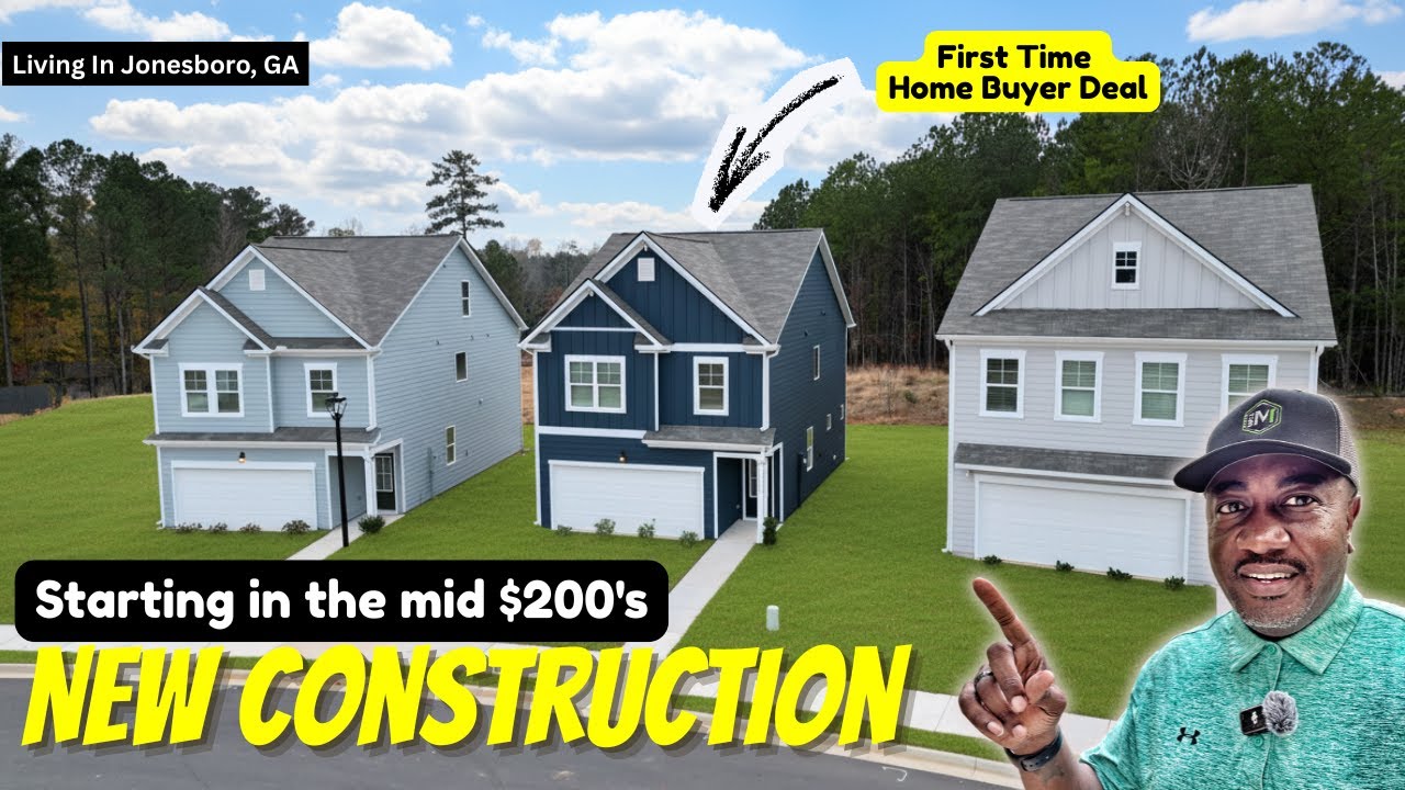 First Time Homebuyer Tour in Jonesboro GA | New Construction Home & Townhome in Walden Park