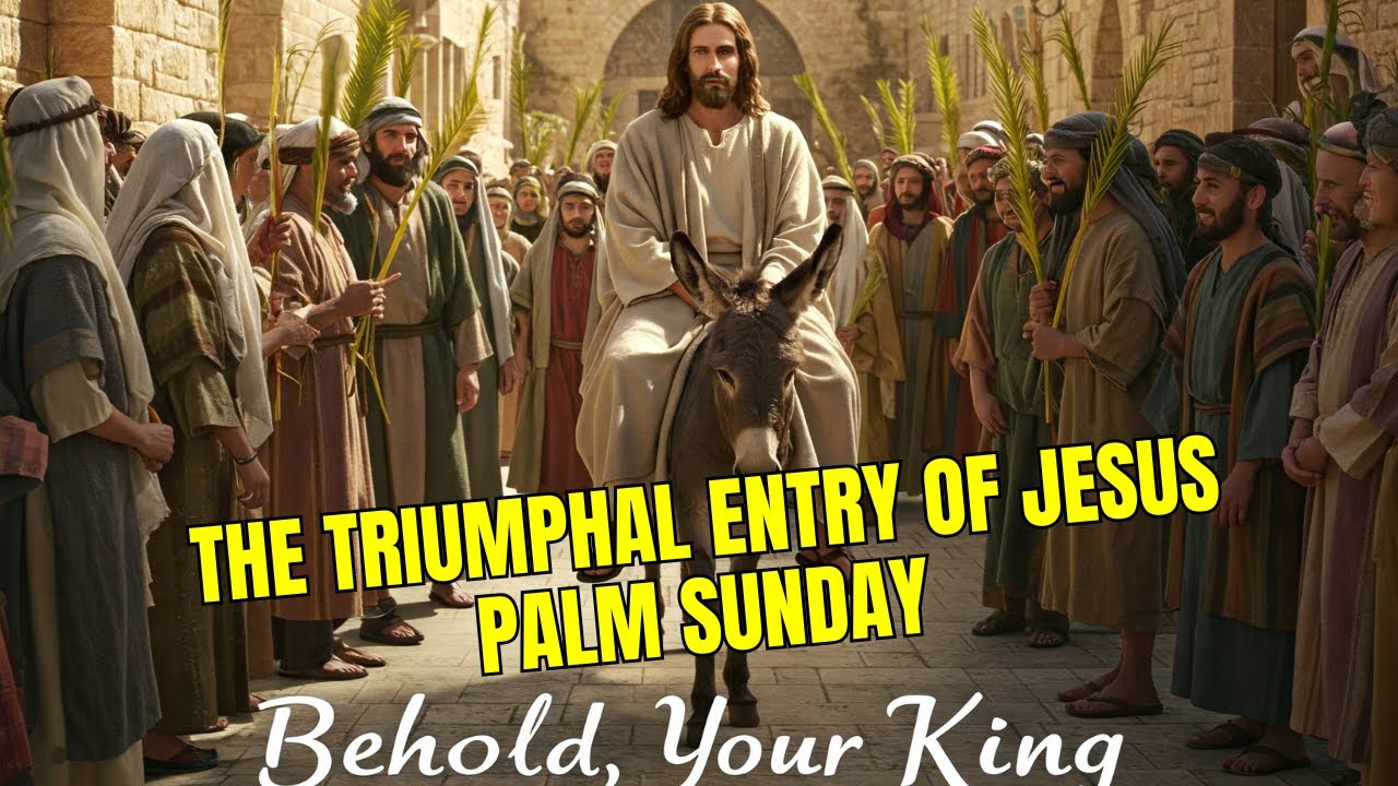 The Triumphal Entry of Jesus–Palm Sunday| Behold, Your King Comes in Peace | Palm Sunday message2025