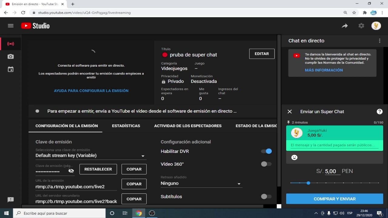 🤑 Como activar el Super Chat en YouTube 2023 🤑