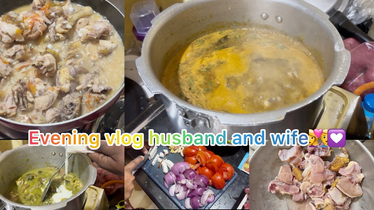 Evening vlog husband and wife cooking👩‍❤️‍👨💟🍛 #love #caring #subscribemychannel 