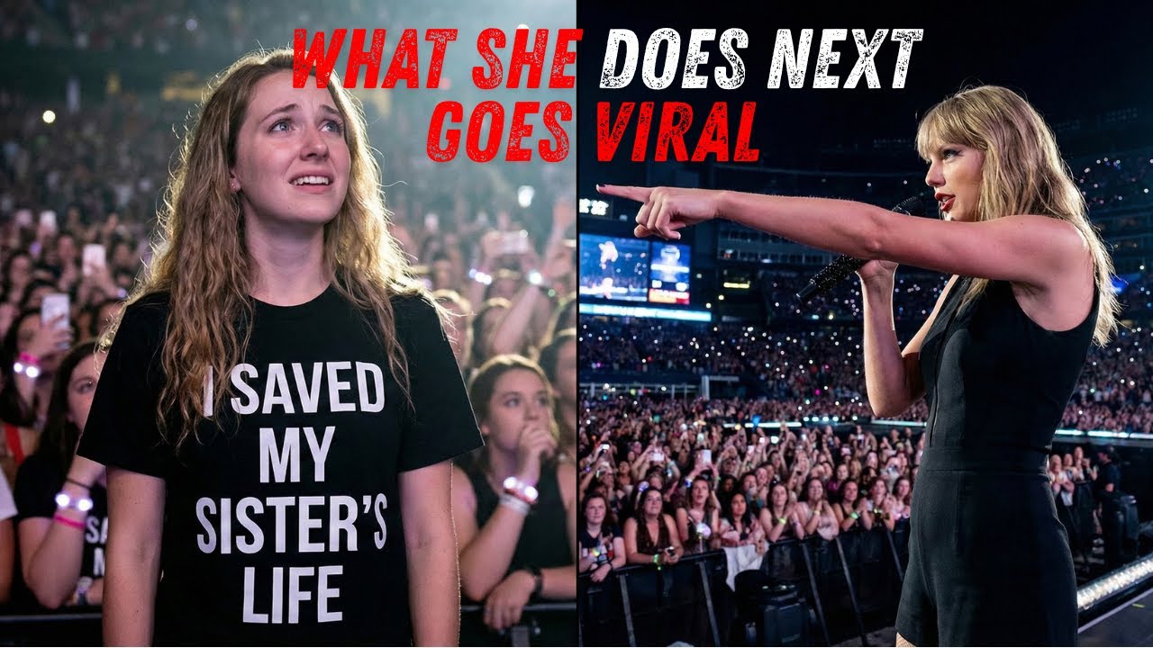 Taylor Swift Sees a Girl’s Shirt — Then Stops the Entire Concert 😱— What She Does Next Goes VIRAL