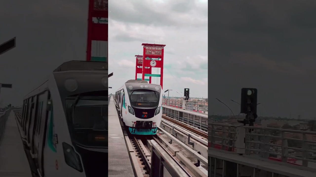 LRT Palembang Makin Keren dan Makin Rami #lrtpalembang