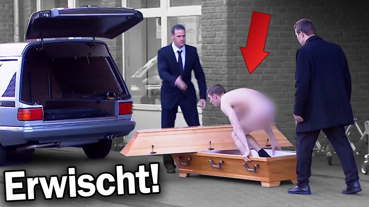 Ich musste mich im SARG verstecken.. (nасkt)