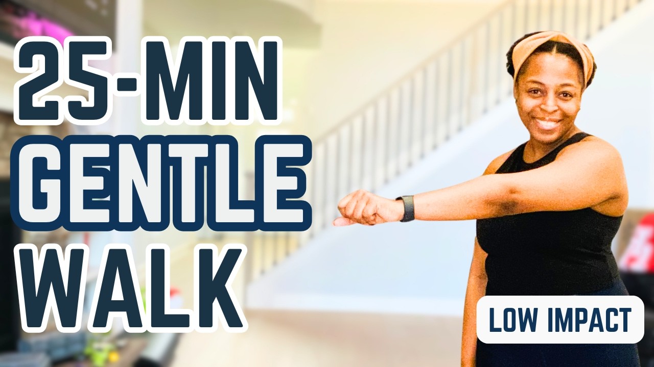 25-Minute Postpartum Walking Workout | Gentle Fat Burn (Low Impact, Pelvic Floor Friendly)