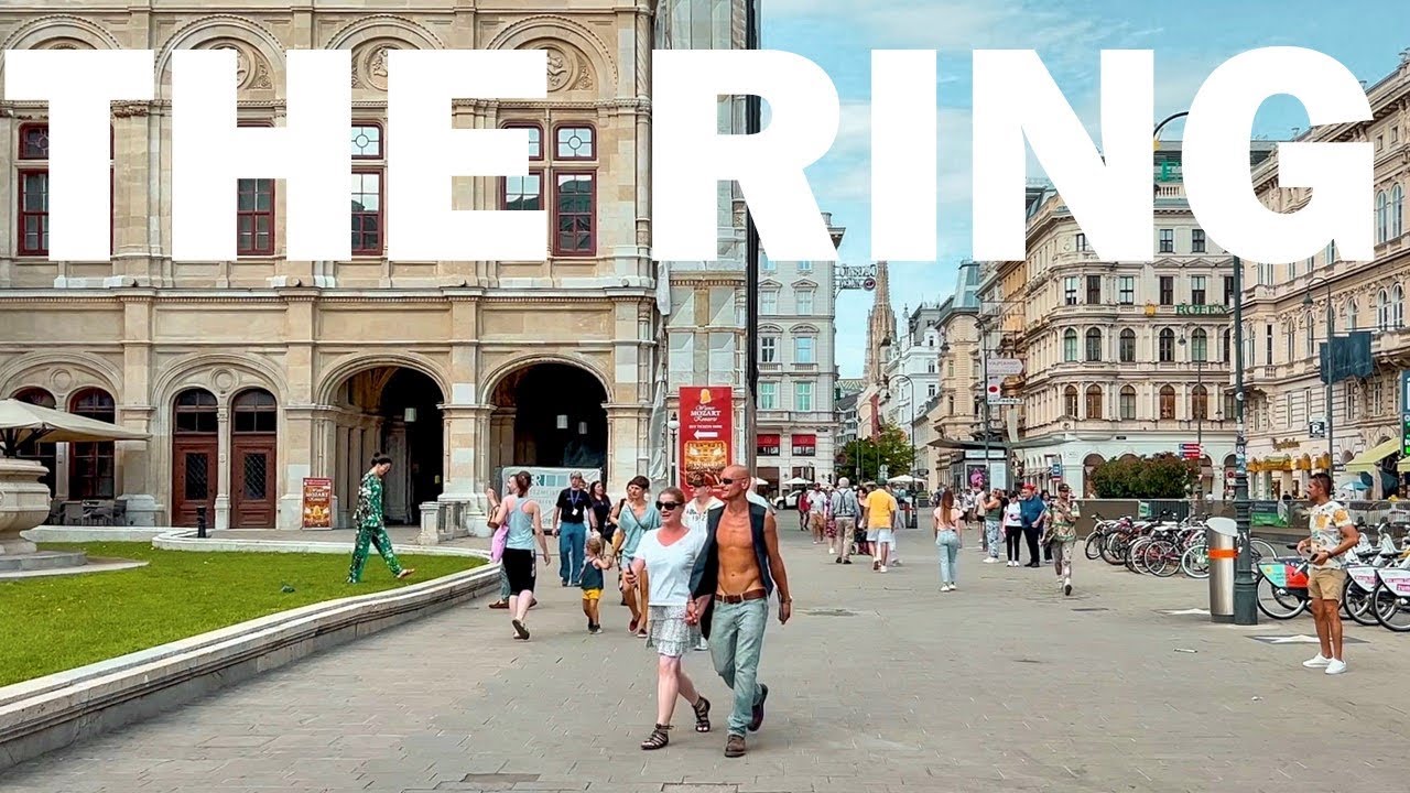Vienna Walk at Ringstrasse Boulevard, August 2023 | 4K HDR