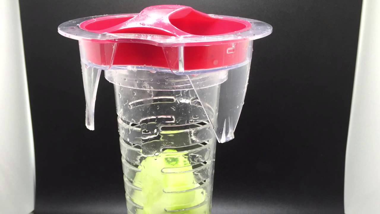 Palais Glassware Paneled Clear Glass Pitcher - Fruit Infusion Pitcher - Holds 64 Ounces-