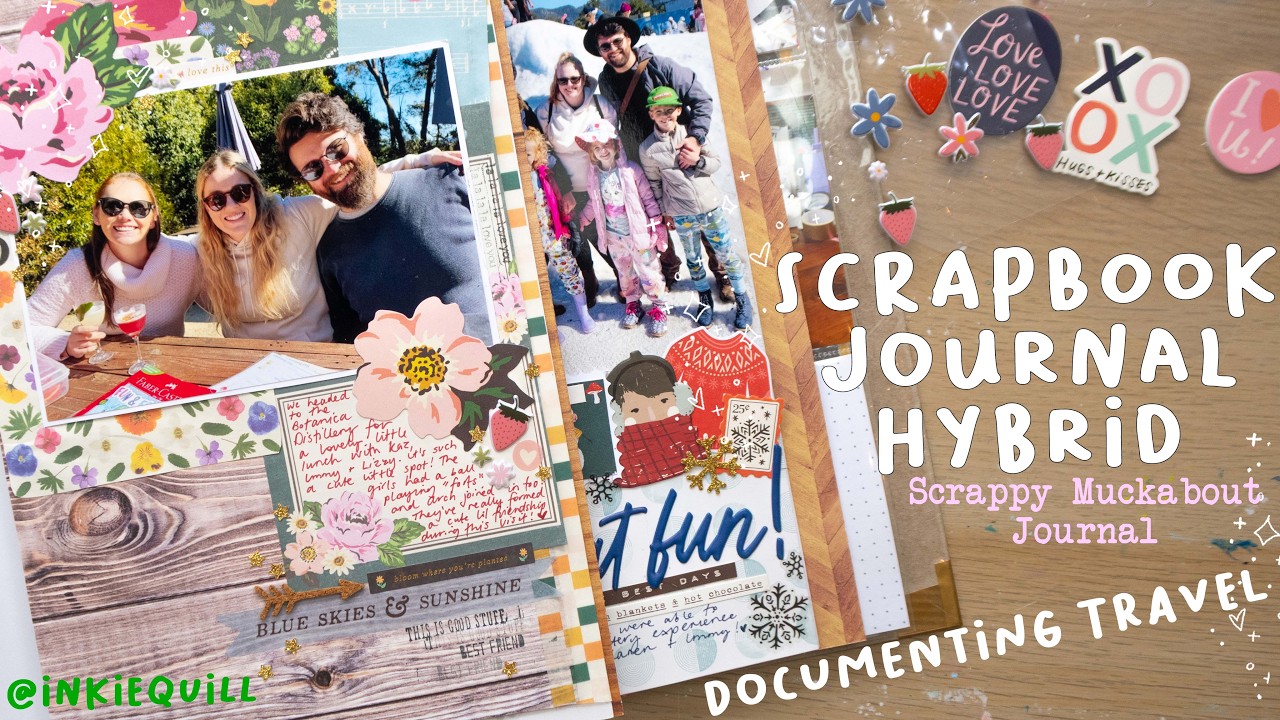✨ ✂️ Дневник для скрапбукинга Hyrid ✨ // ДОКУМЕНТИРОВАНИЕ ПРИКЛЮЧЕНИЙ
