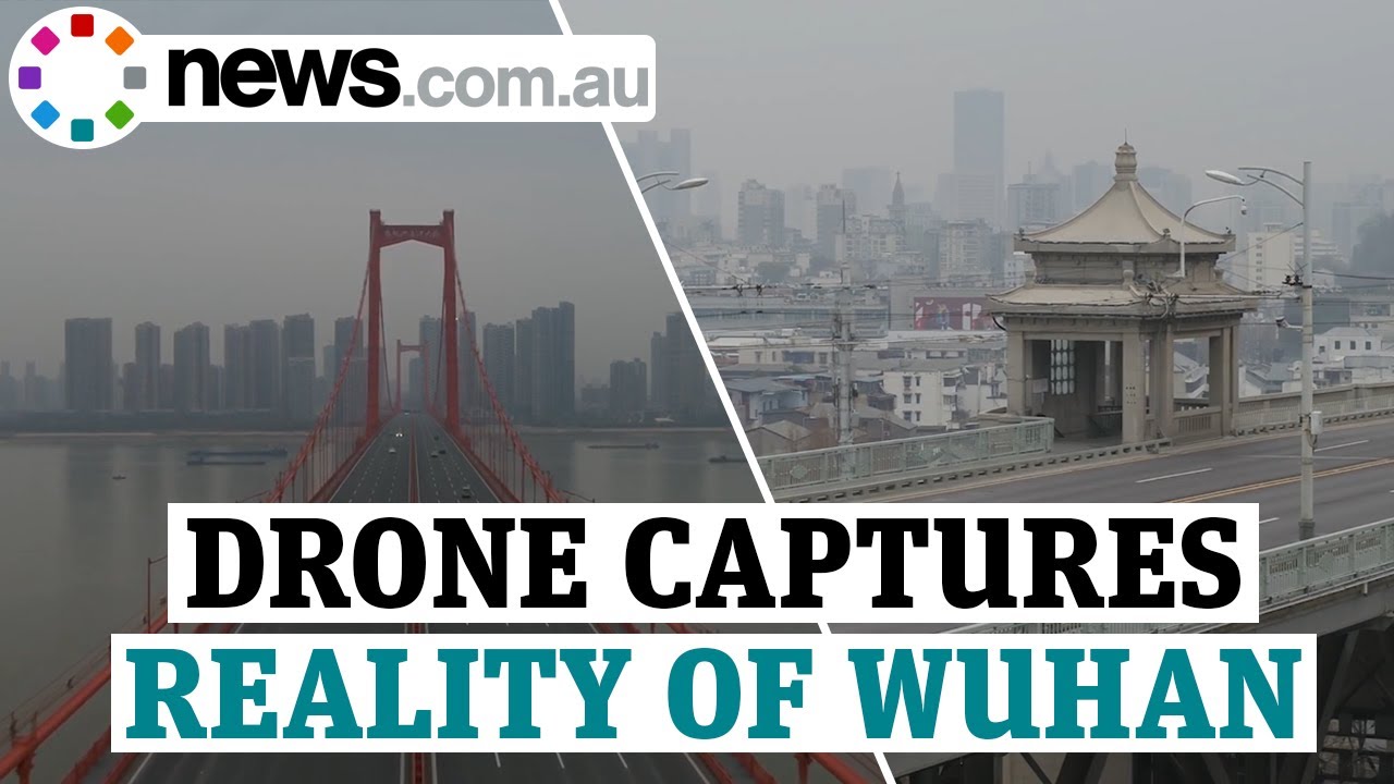Incredible drone footage takes us inside deserted coronavirus epicentre