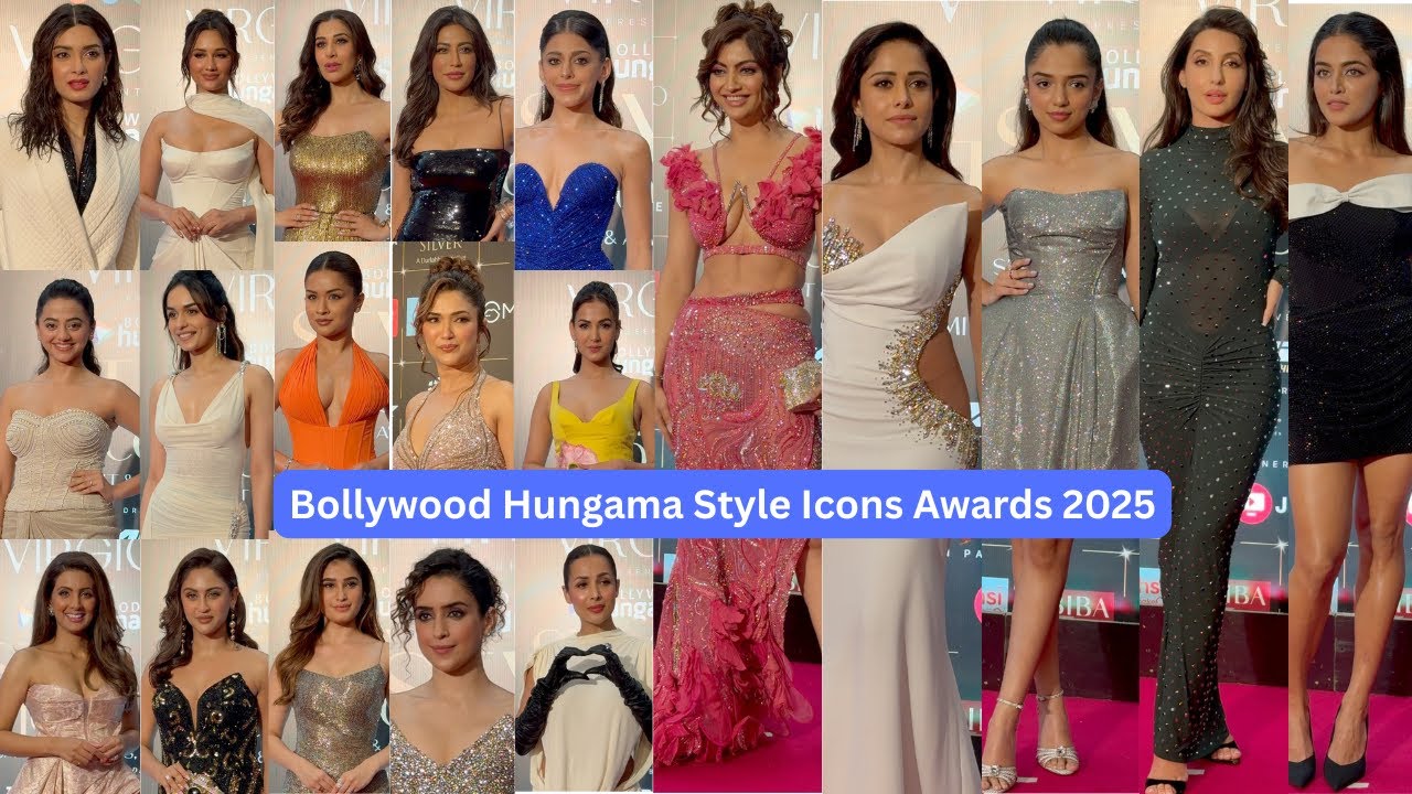 Bollywood Hungama Style Icons Awards 2025 #BHStyleIcons #redcarpet #paparazzi #bollywood