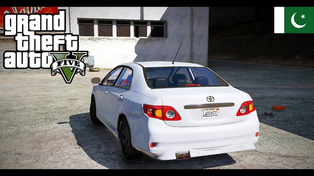GTA 5 Pakistan - GTA V Real life Mod Logitech G29 Steering Wheel Drive of 'Toyota Corolla 2010 XEI'