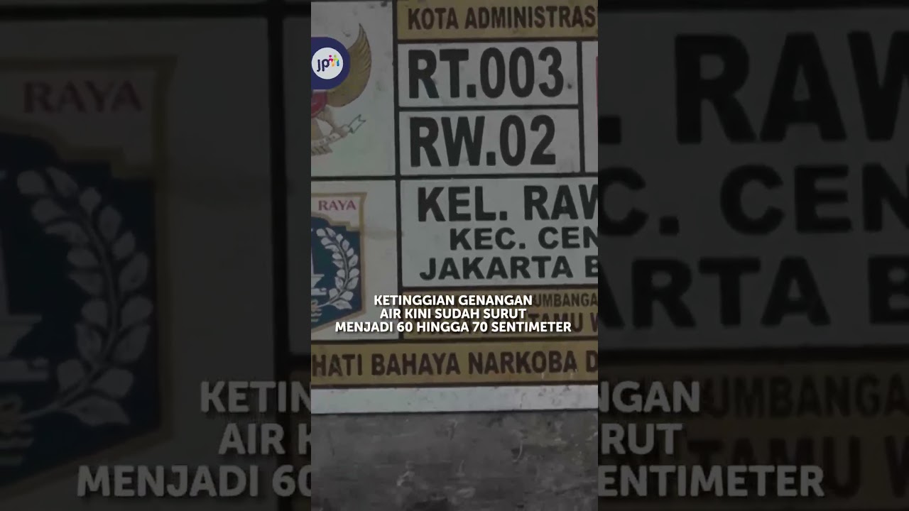 BANJIR DI RAWA BUAYA BERANGSUR SURUT #shorts #jpmtv
