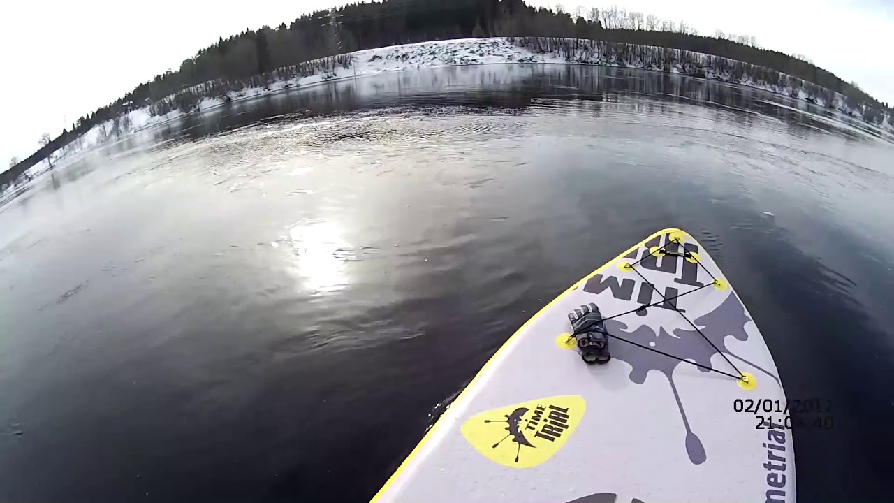 Надувная доска BIG SUP BOARD от TimeTrial. Видеоотзыв