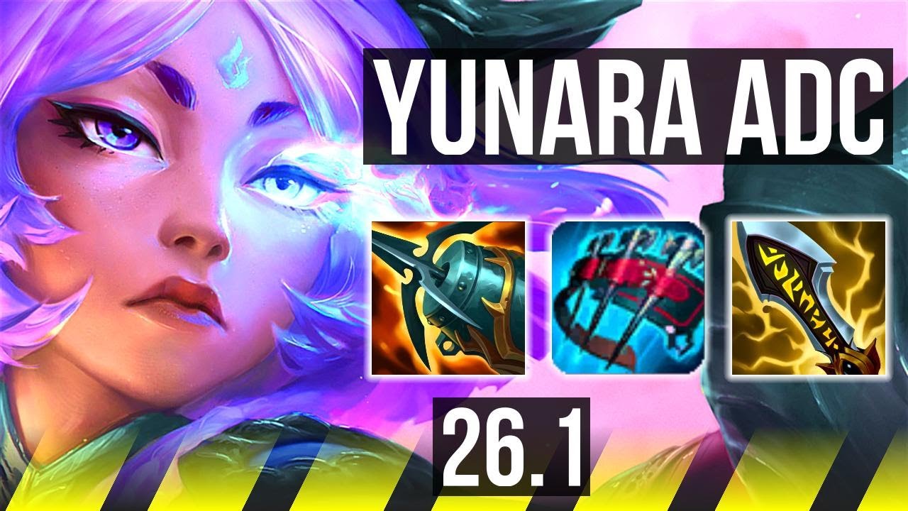 YUNARA & Lulu vs VAYNE & Thresh (ADC) | KR Master | 26.1