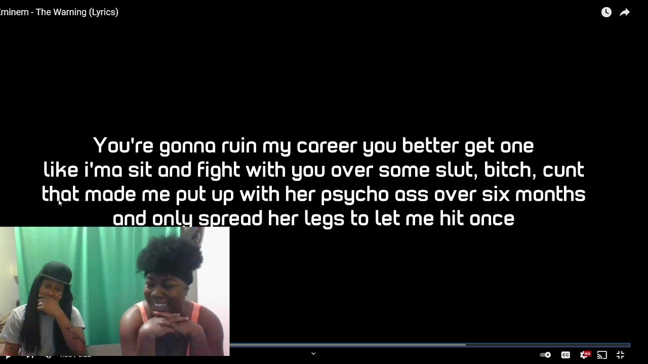 eminem the warning reaction