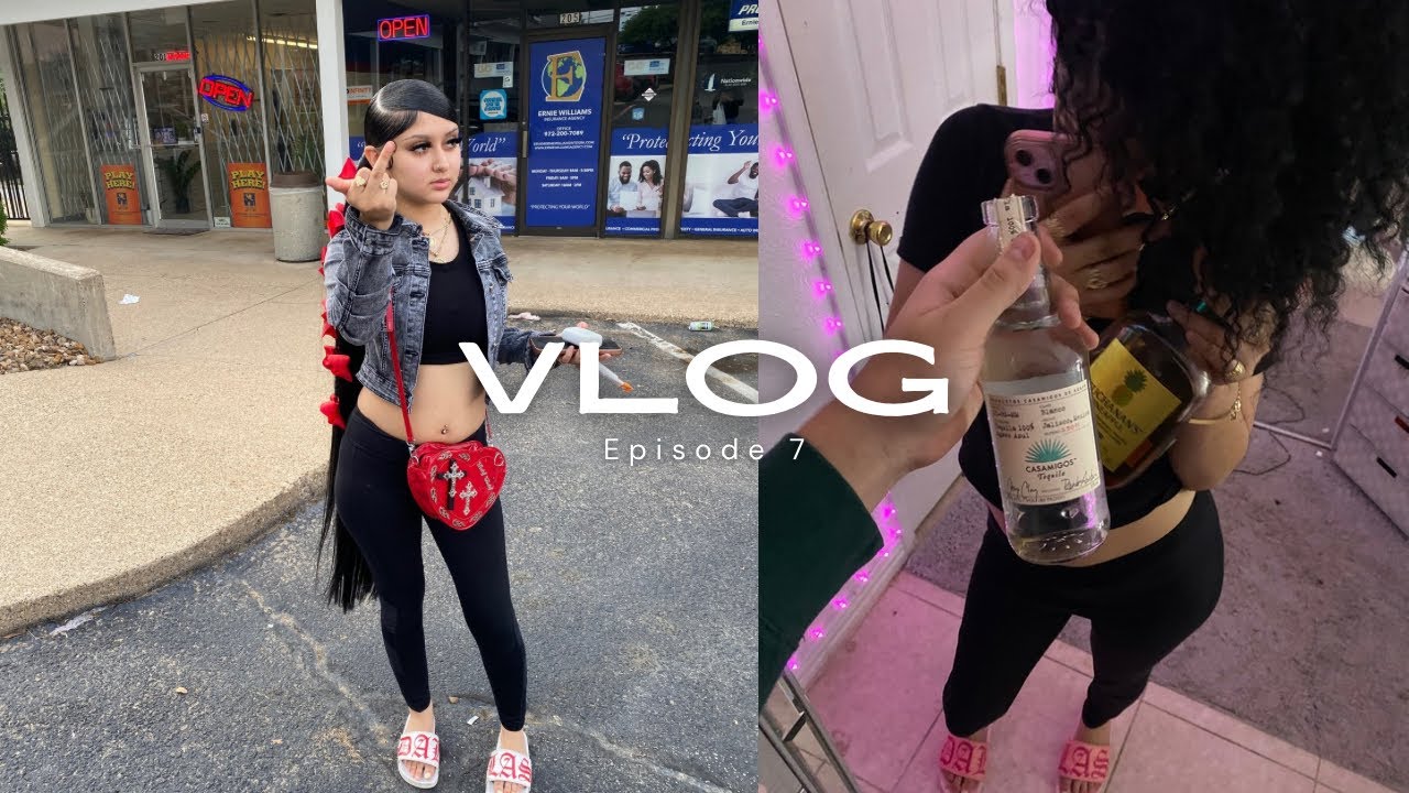 Getting drunk/gisela new hair vlog🫣