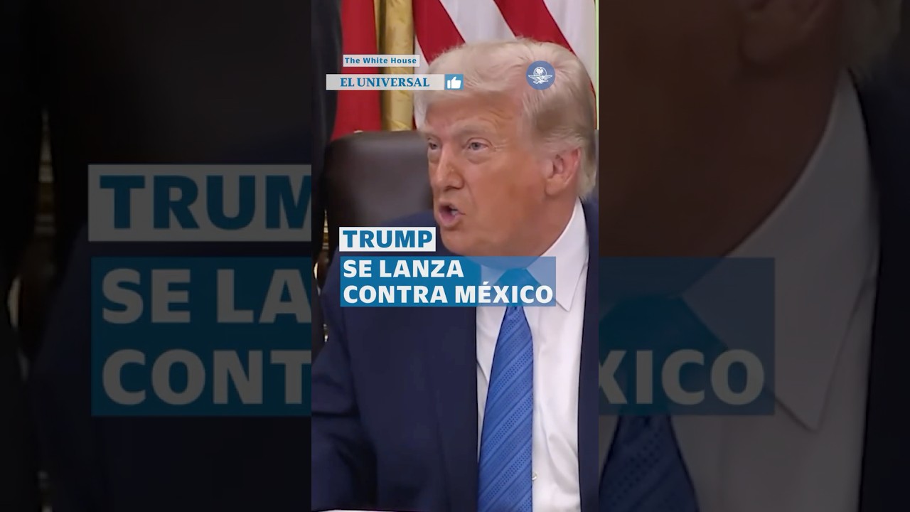 Trump lanza advertencia sobre el T-MEC y critica a M&eacute;xico y Canad&aacute; #shorts