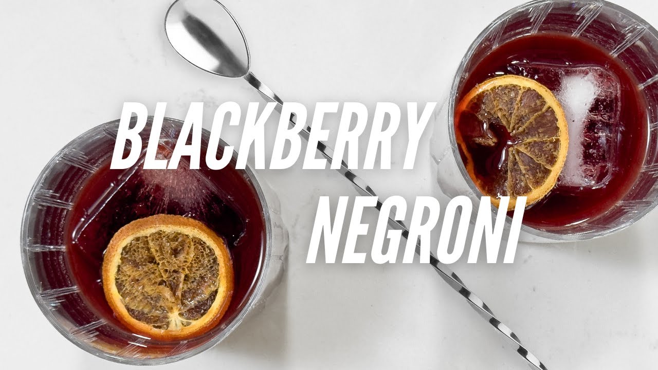 Blackberry Negroni