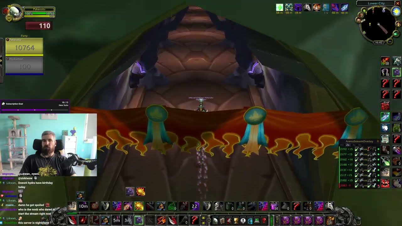 2v2 arena with Hydra /3 - Rank 1 Gladiator Rogue TBC arena