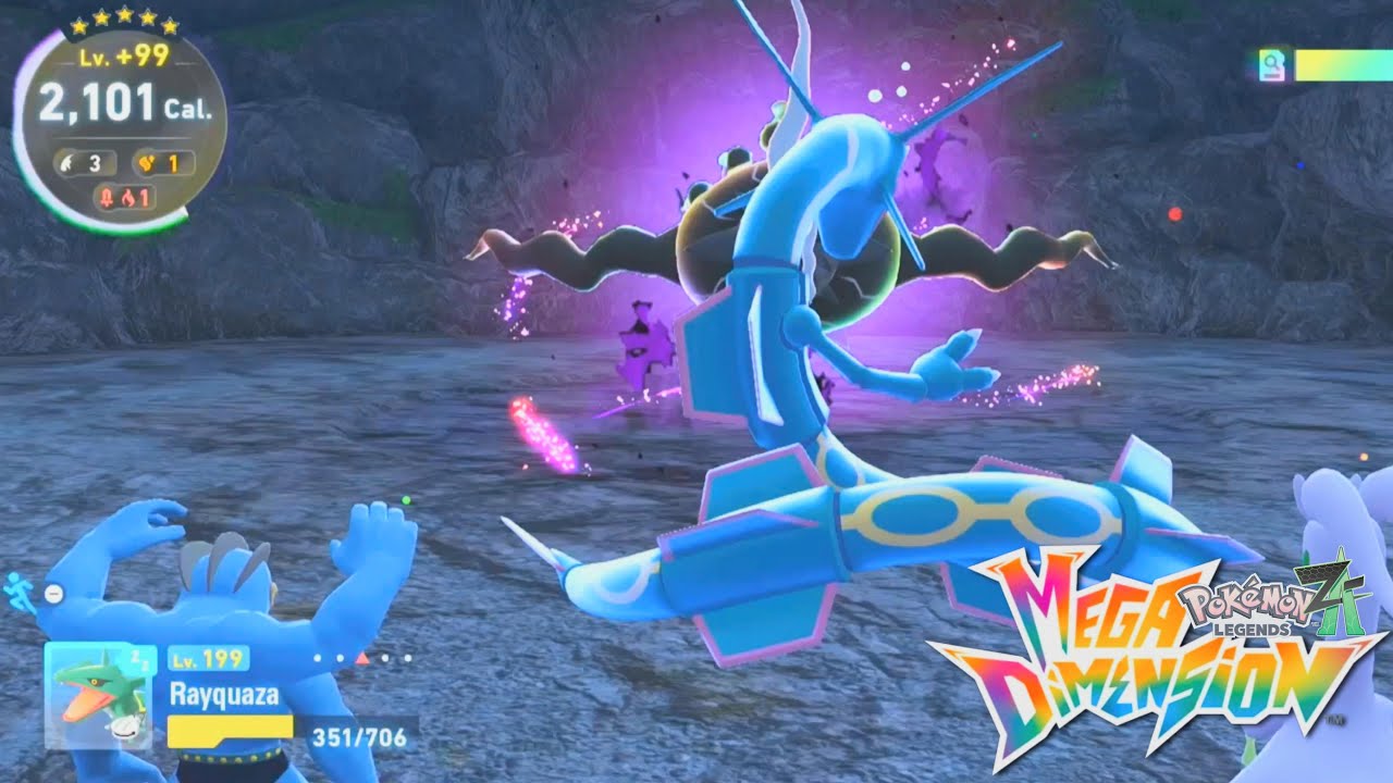 Use Early Rayquaza, Battle Rogue Mega Darkrai (HSM 11 No.6) - Legends Z-A Mega Dimension