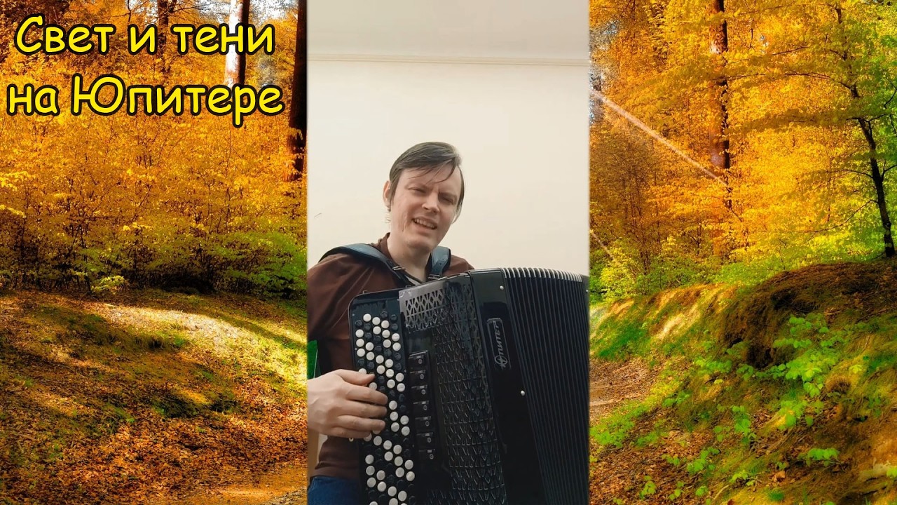 Свет и тени на школьном Юпитере ♫ Играет баянист Александр Котов ♫