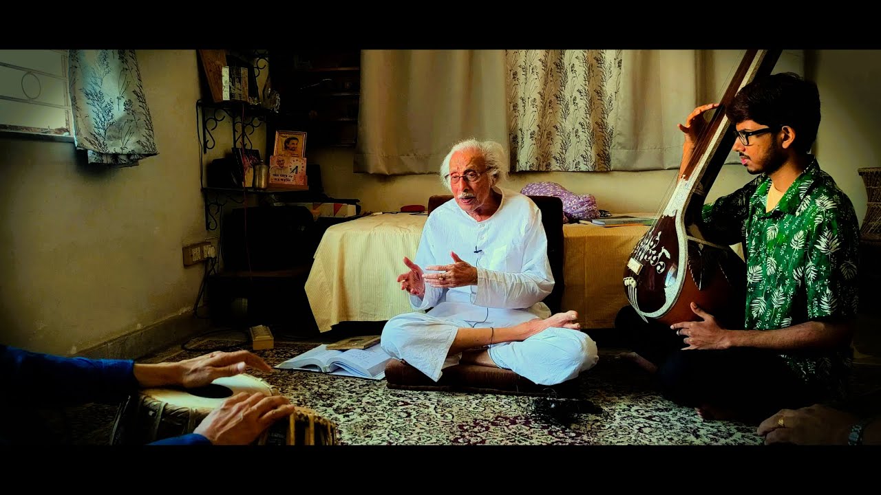 Raag Puriya Kalyan by Pt. Amiya Ranjan Bandopadhyay (Age 99) | Riyaz Room Session – 04
