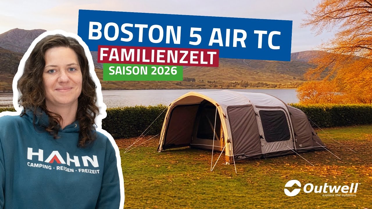 Outwell Boston 5 Air TC &ndash; Premium TC-Familienzelt 2026