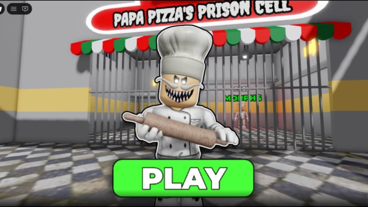 🍕PAPA PIZZA'S Prison Run & Escape Challenge