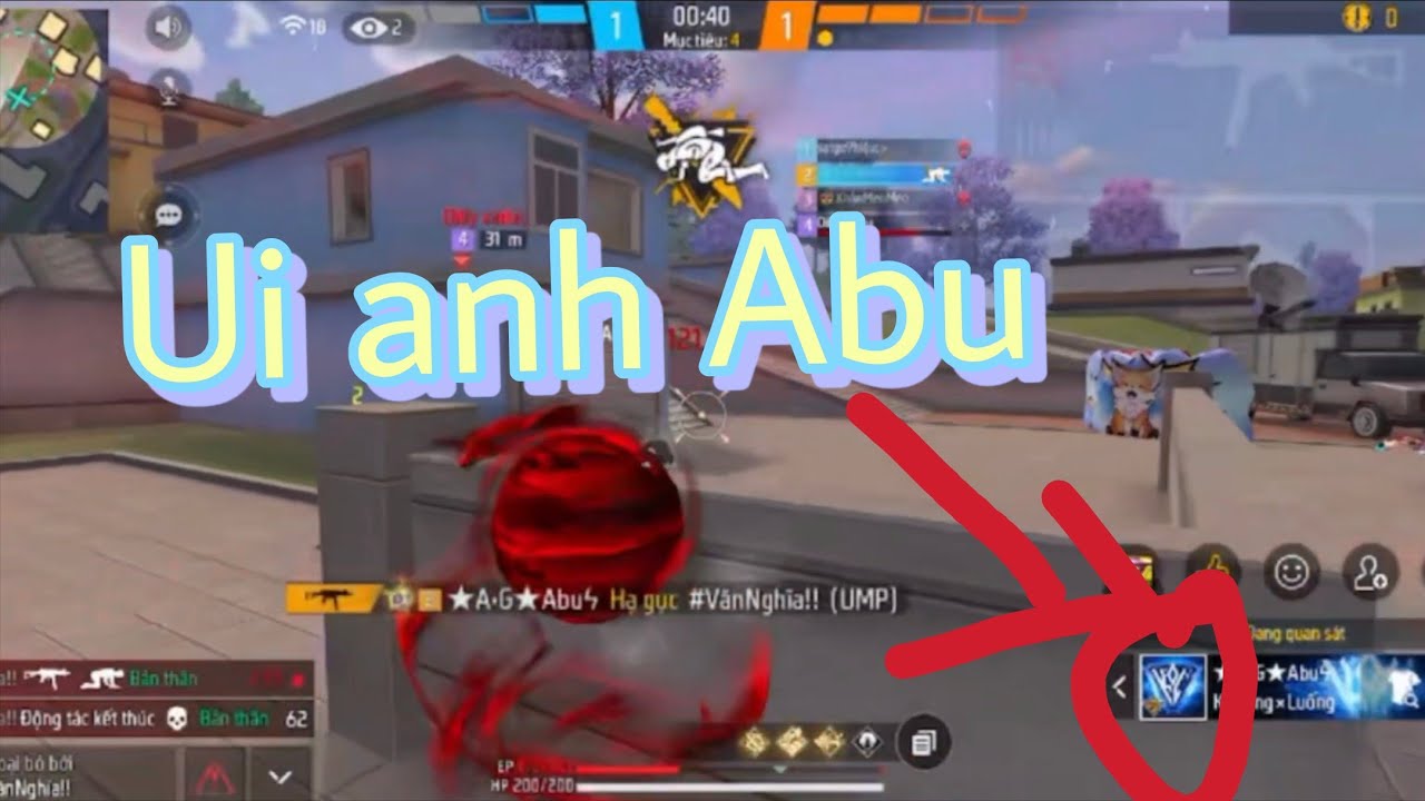 [Free Fire] Đặt tên Abu đi đá live và cái kết ☠