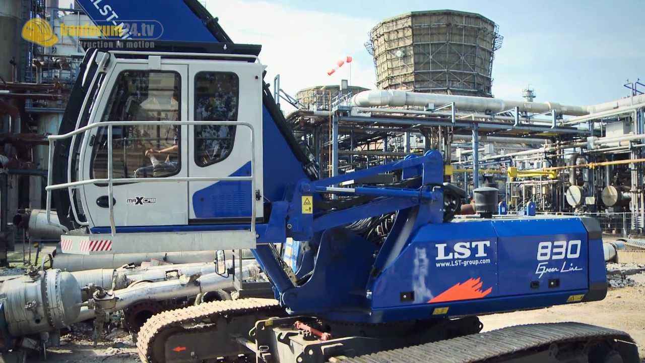 Rückbau in Kraftstoffrafinerie - Sennebogen 830R-HDD, XMP 240, DSS 500