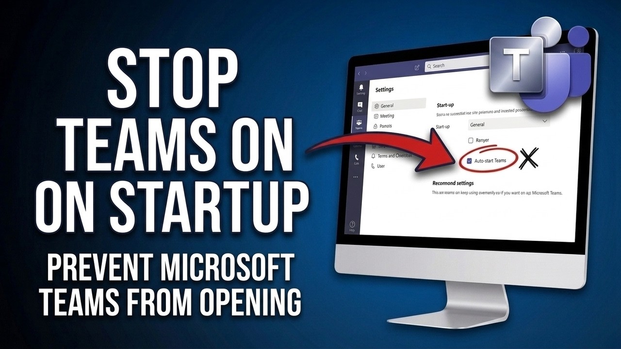 Как предотвратить автоматическое открытие Microsoft Teams при запуске системы (Руководство по уни...