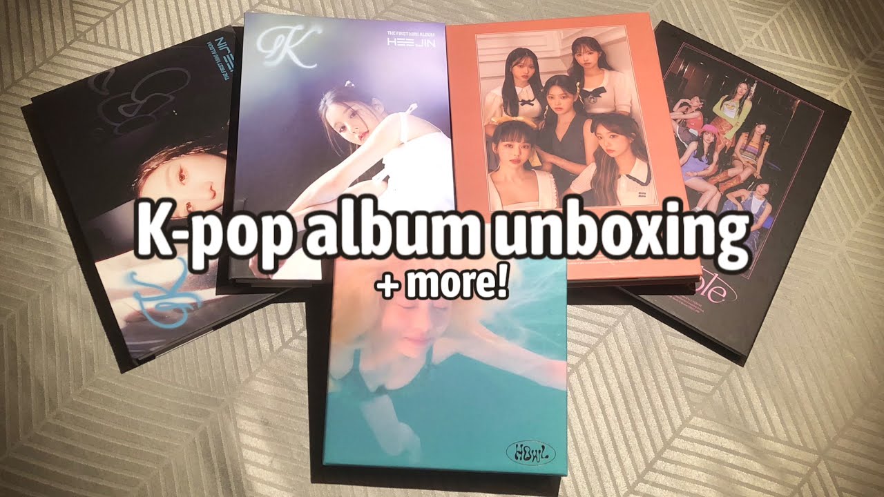 unboxataan CHUU, HEEJIN ja LOOSSEMBLE albumeita! || kpop album unboxing
