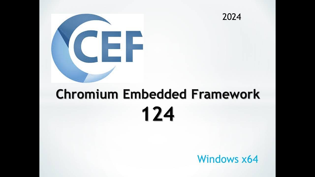 Создание проекта Chromium Embedded Framework (CEF) на Windows 11 (2024)