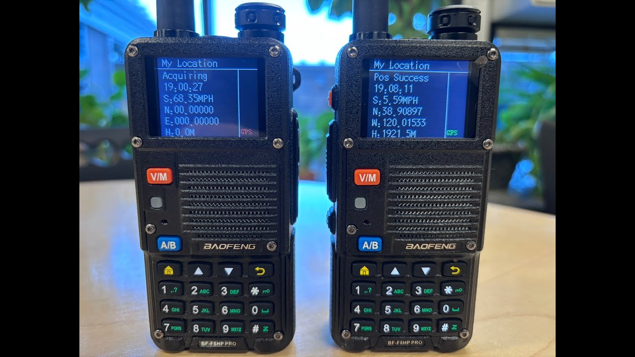 Использование функции GPS на радиостанции Baofeng BTECH BF-F8HP-PRO