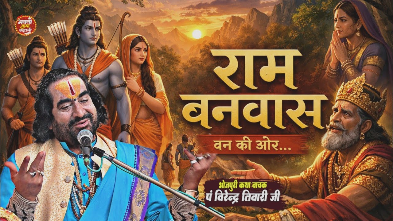 #राम_वनवास कथा में बैठे माताएं बहने भी रोने लगी #वीरेन्द्र तिवारी जी | Ram Katha |कैकयी की करनी