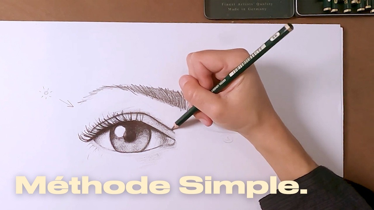 Comment dessiner un œil facilement ?