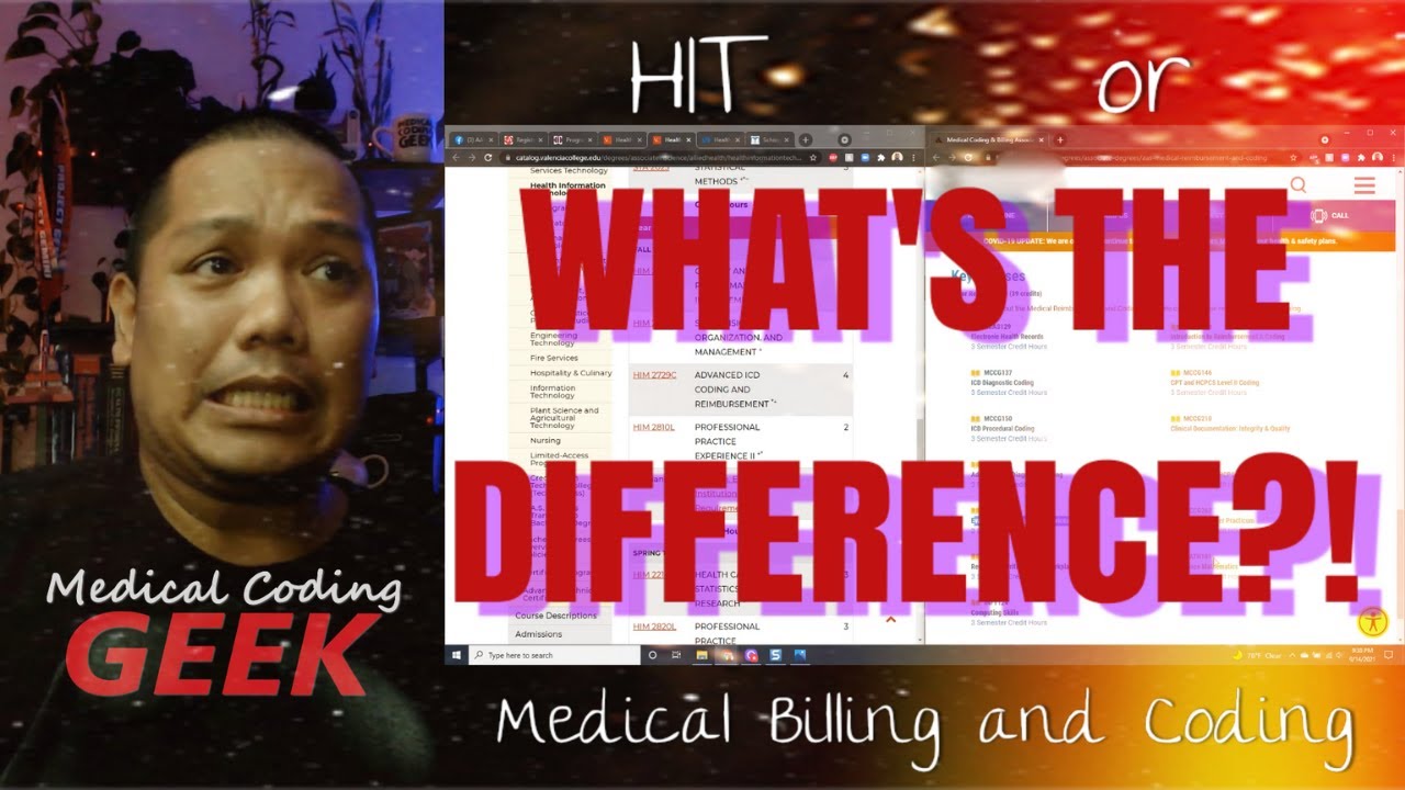 Associate's in Health Information Technology or Medical Billing and Coding | WHAT'S THE DIFFERENCE?