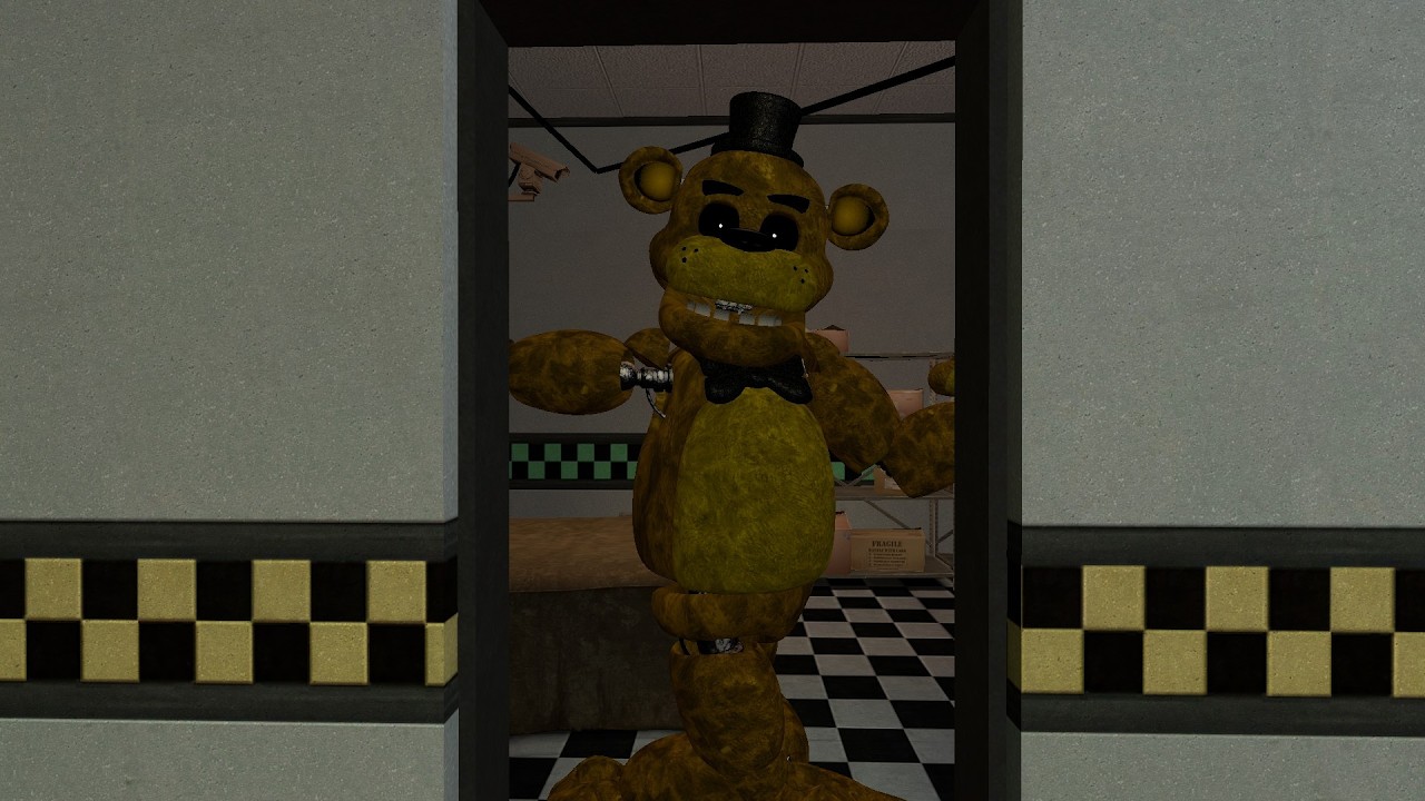 Gmod FNAF Фредди и друзья Пропавшая стена
