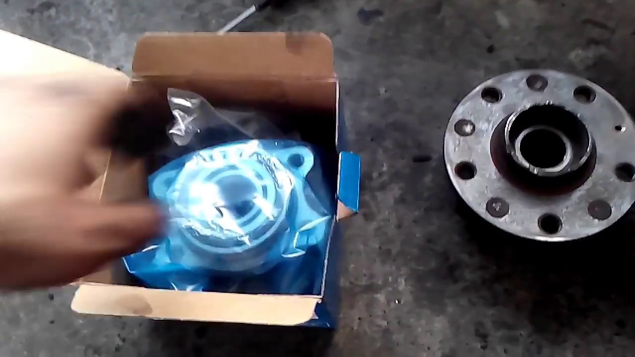 VW TOURAN HOW TO REPLACE FRONT BEARING