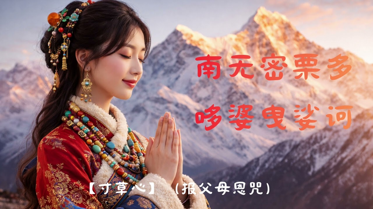 寸草心 報父母恩咒｜療癒版｜南无密栗多，哆婆曳娑诃｜報答父母養育之恩、祈願現世父母延壽、去世父母超薦的經典真言