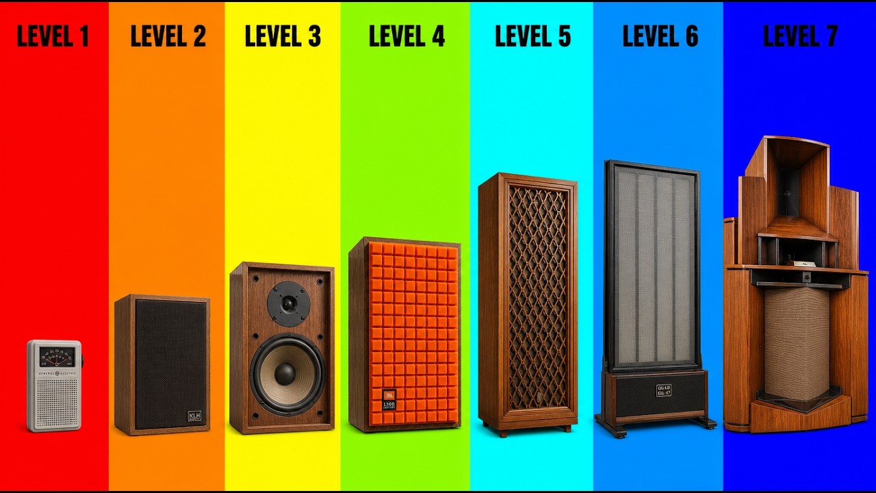 The 7 Levels of Hi-Fi Vintage Speakers (From Hidden Gems to Insane)