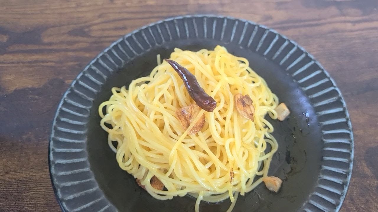 ペペロンチーノ作ってみた