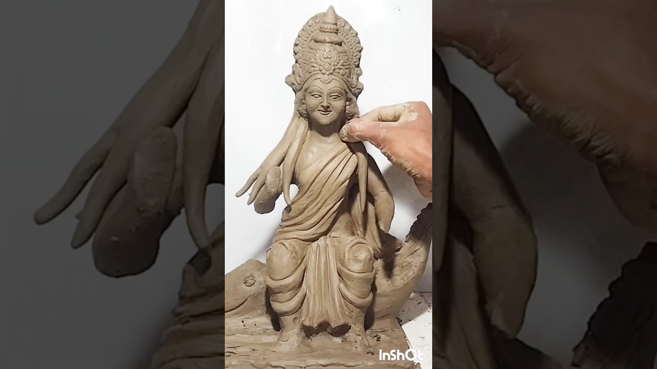 chhathi mata murti making and colour process #shorts #viral #trending #art