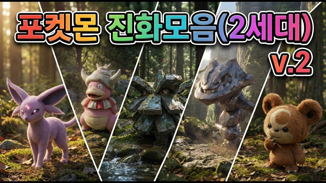 포켓몬 진화모음(2세대 ) v.2