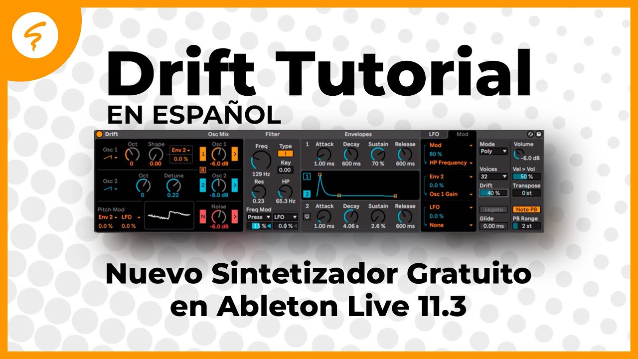 DRIFT el NUEVO sintetizador de Ableton Live - TUTORIAL en ESPAÑOL