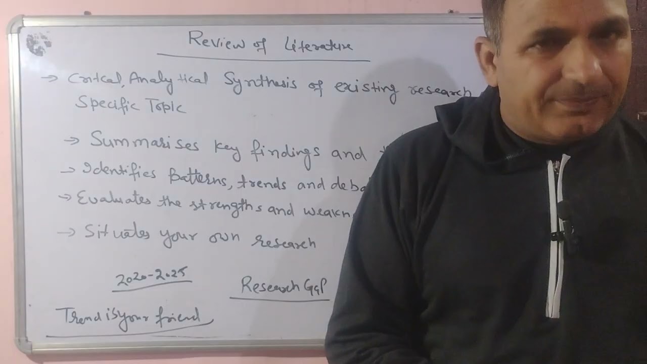 How to write review of literature 
