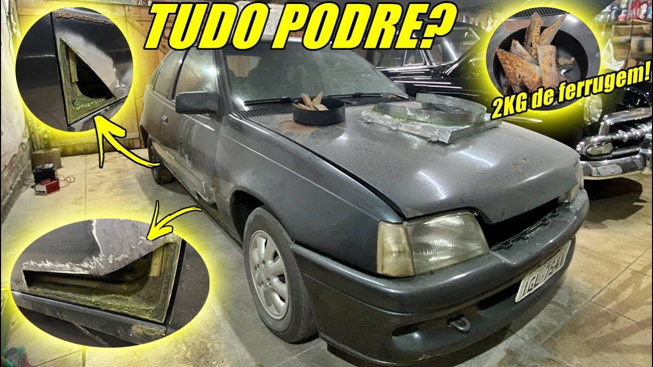 FUNILARIA DO KADETT GLS FEITA EM CASA - EP. 1