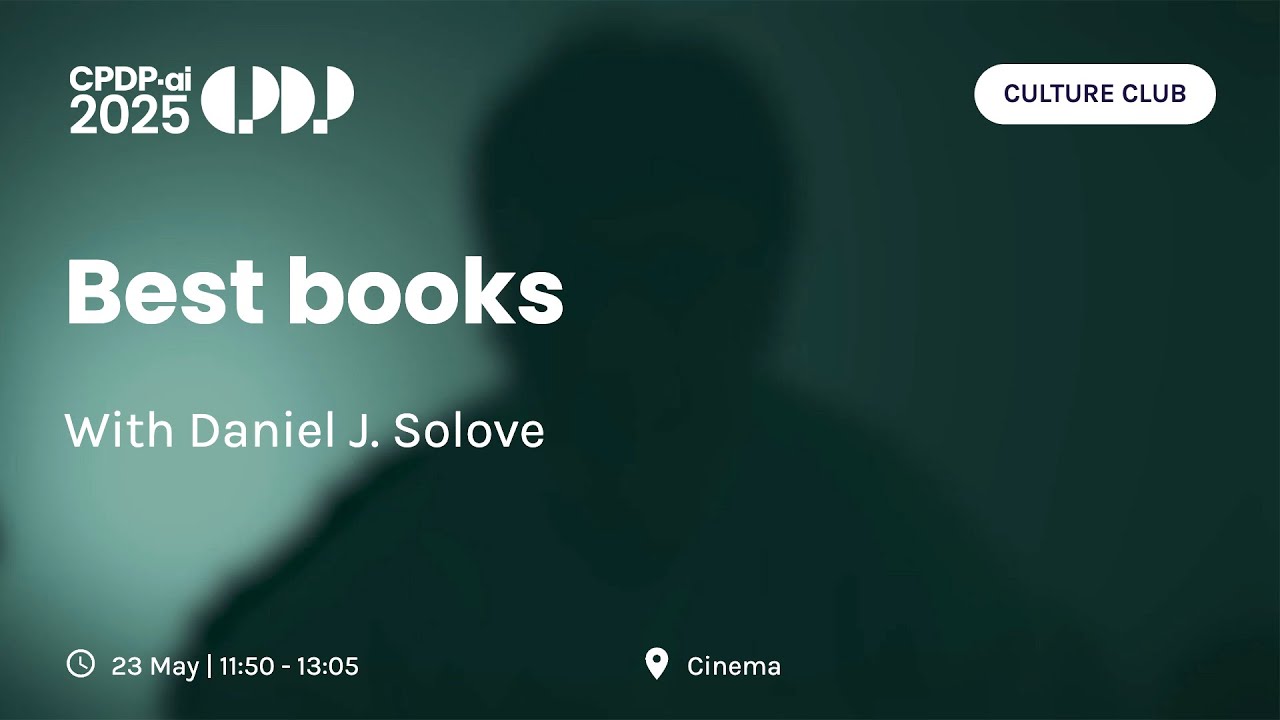 CPDP.ai 2025  - Best books  of Daniel J  Solove