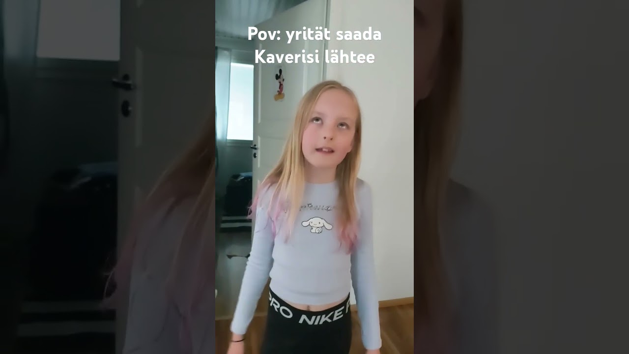 Pov: yrit&aring;t saada kaveris l&auml;htee